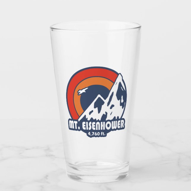 Verre Mont Eisenhower New Hampshire Sun Eagle (Devant)