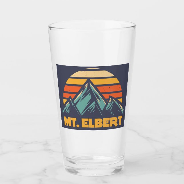Verre Mont Elbert Colorado Retro Turquoise (Devant)