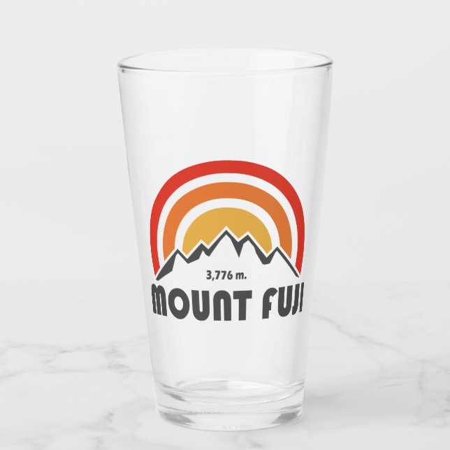 Verre Mont Fuji Japon (Devant)
