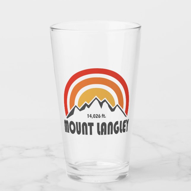 Verre Mont Langley Californie (Devant)