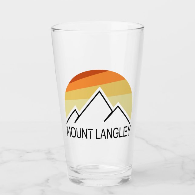 Verre Mont Langley Californie Rétro (Devant)