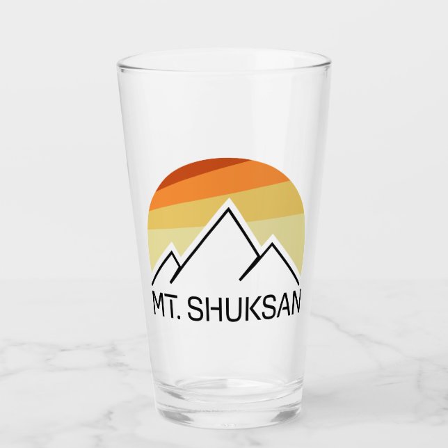 Verre Mont Shuksan Washington Retro (Devant)