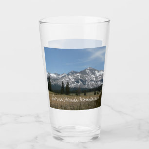 Verre Montagnes de la Sierra Nevada I depuis Yosemite