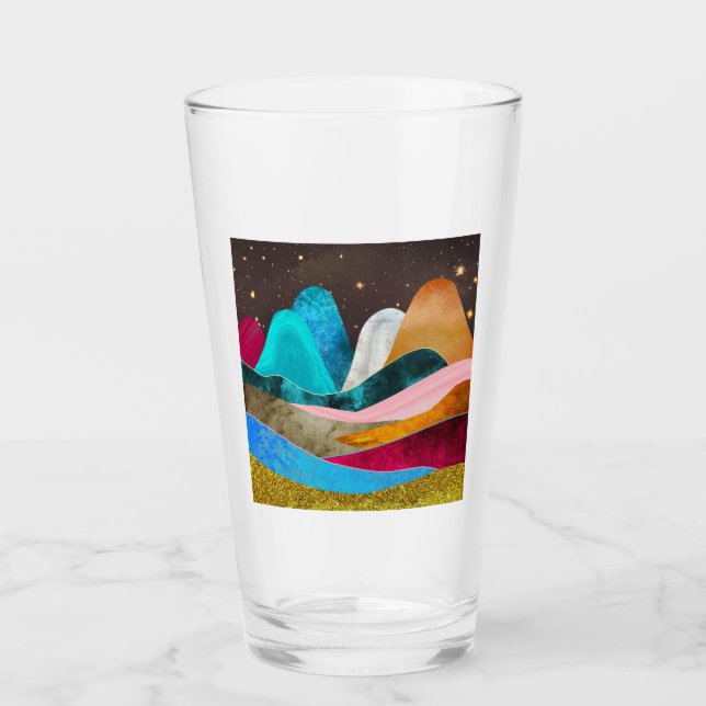Verre Montagnes de l'espace (Devant)