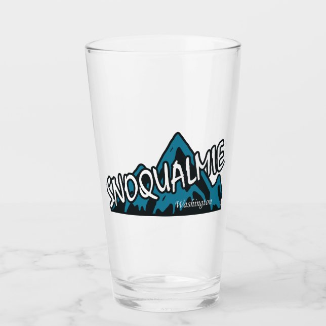 Verre Montagnes de Snoqualmie Washington (Devant)