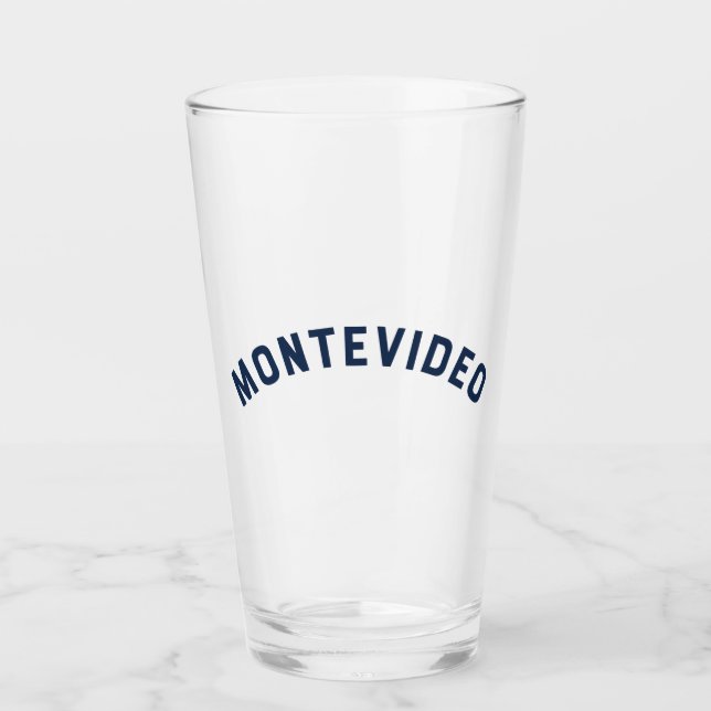 Verre Montevideo, Uruguay Arc Vintage (Devant)
