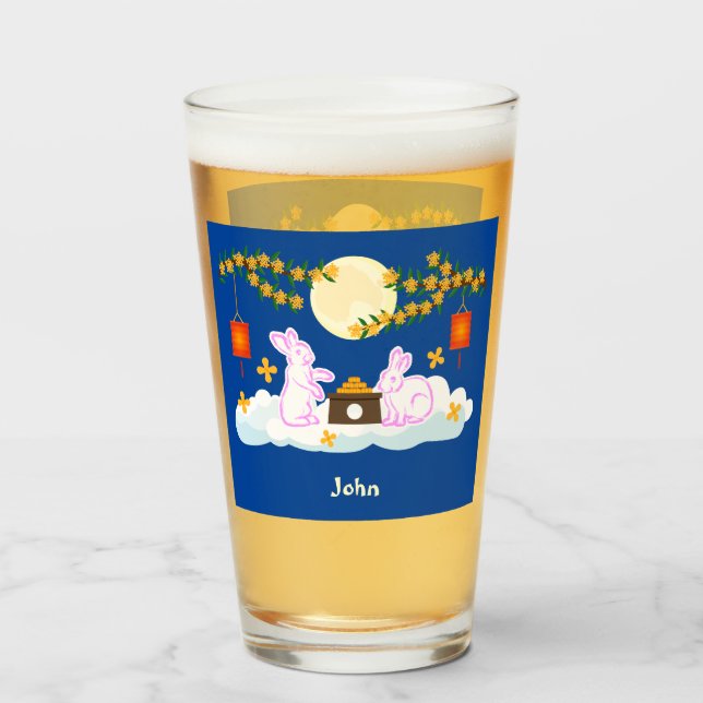Verre Moon Rabbit Mooncake Osmanthus (Devant (rempli))