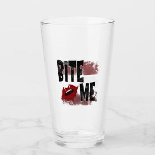 Verre Mords-moi - Citation cool - Halloween - Chauve-sou