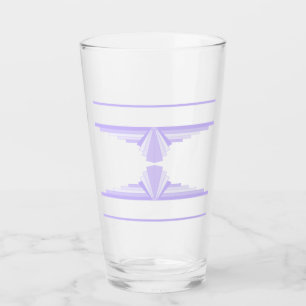 Verre Motif Art déco à Lilac
