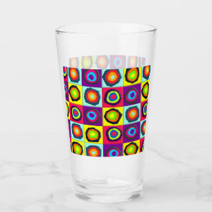 Verre motif de cercles