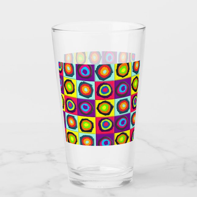 Verre motif de cercles  (Devant)