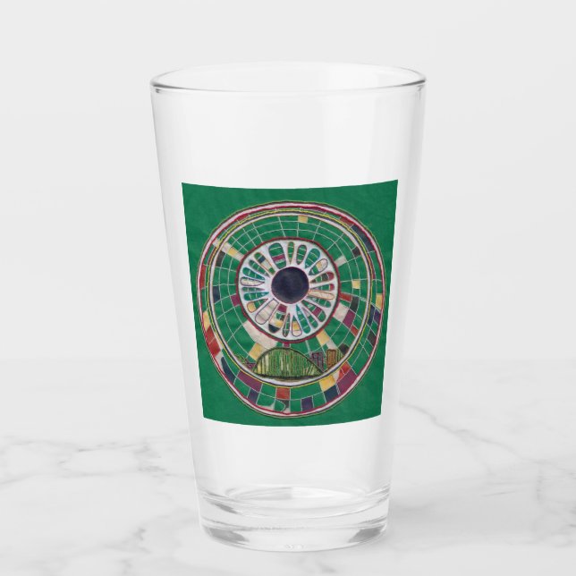 Verre Motif de pont (Devant)