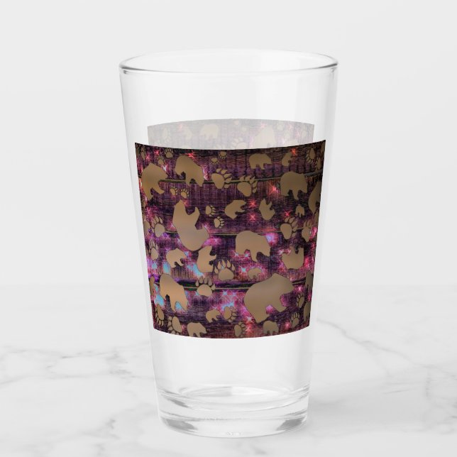 Verre Motif d'ours (Devant)