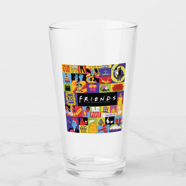 Verre Motif emblématique FRIENDS™ (Devant)