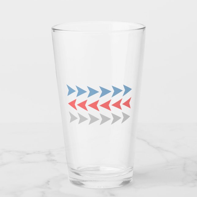 Verre Motif Flèche (Devant)