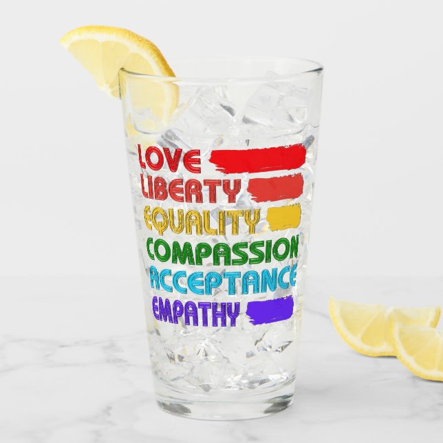 Verre Mots À Vivre Par 2 (Devant glace)