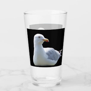 Verre Mouette personnalisable couchéeFaune côtière