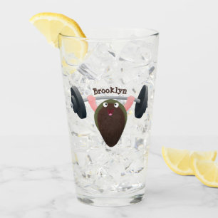 Verre Moule amusante travaillant sur l'illustration de d