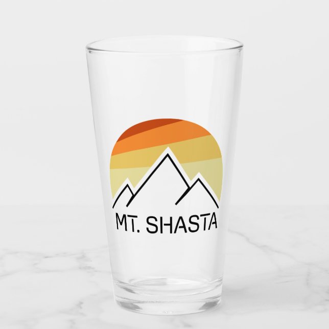 Verre Mt. Shasta Retro (Devant)