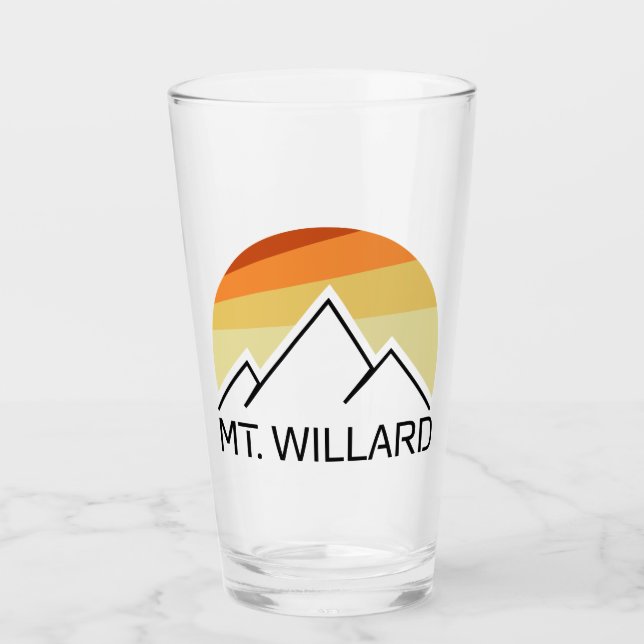 Verre Mt. Willard New Hampshire Retro (Devant)