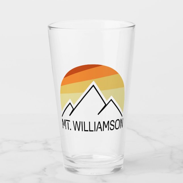 Verre Mt. Williamson California Retro (Devant)