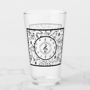 Verre Music, notes musicales