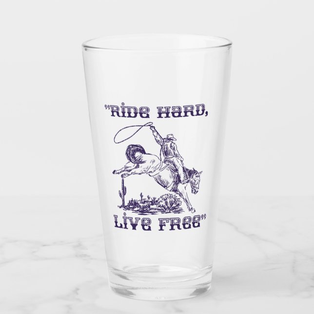 Verre Musique country (Devant)