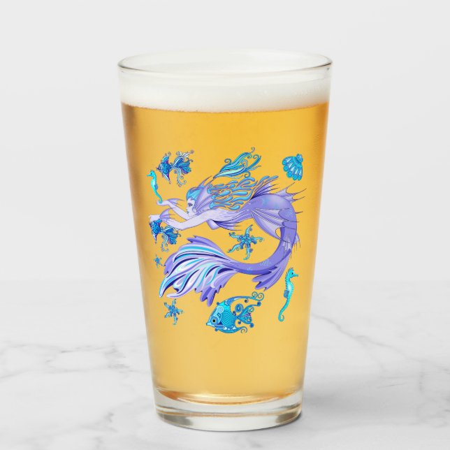 Verre Mystic Fairy Purple Créature Carreaux en céramique (Devant (rempli))