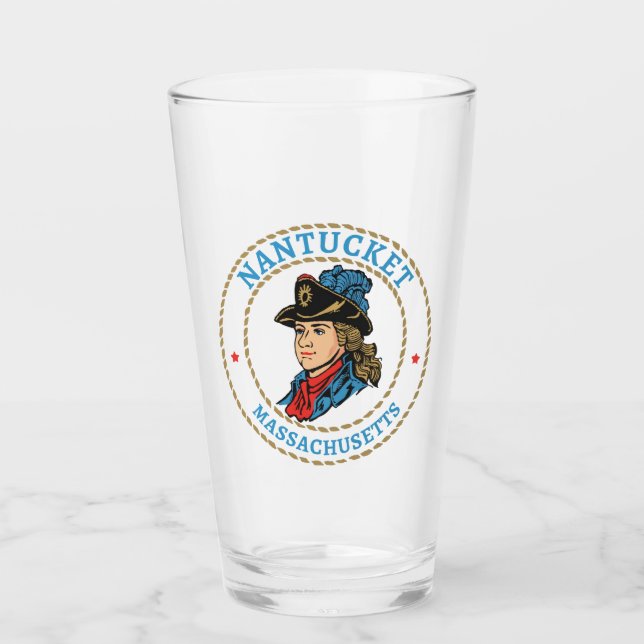 Verre Nantucket Massachusetts Colonial (Devant)