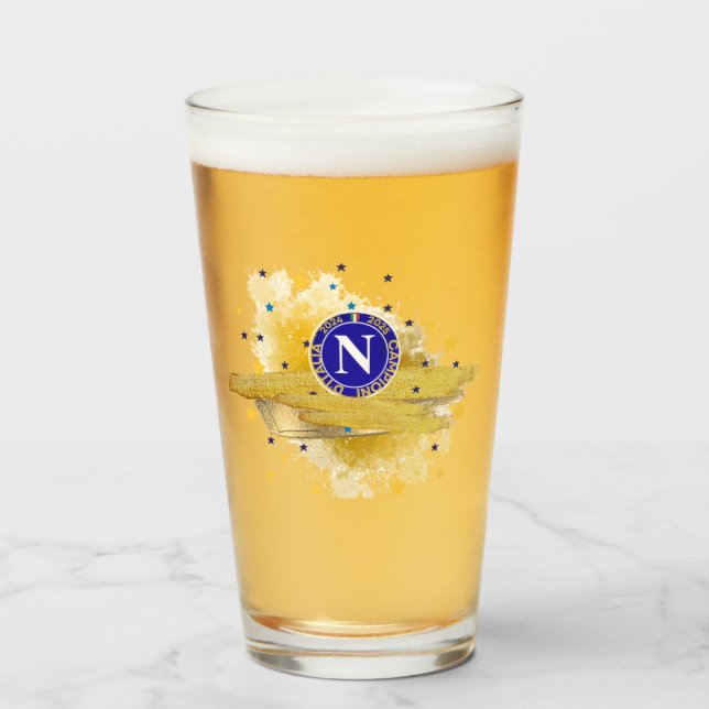 Verre Napoli campione d'Ialia 2025 (Devant (rempli))