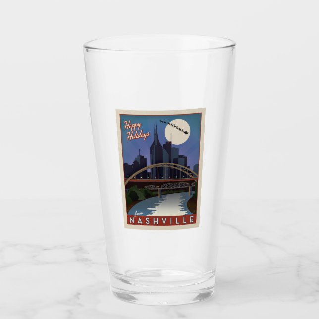 Verre Nashville Skyline (Devant)