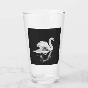 Verre Natation de Swan noir et blanc