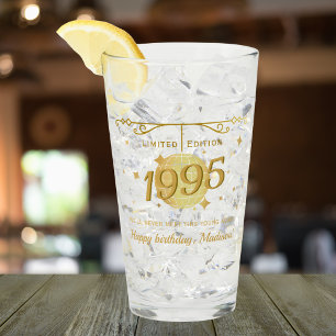 Verre Né en 1995 30e anniversaire fête boissons barware