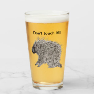 Verre Ne le touchez pas ! Porc-épic