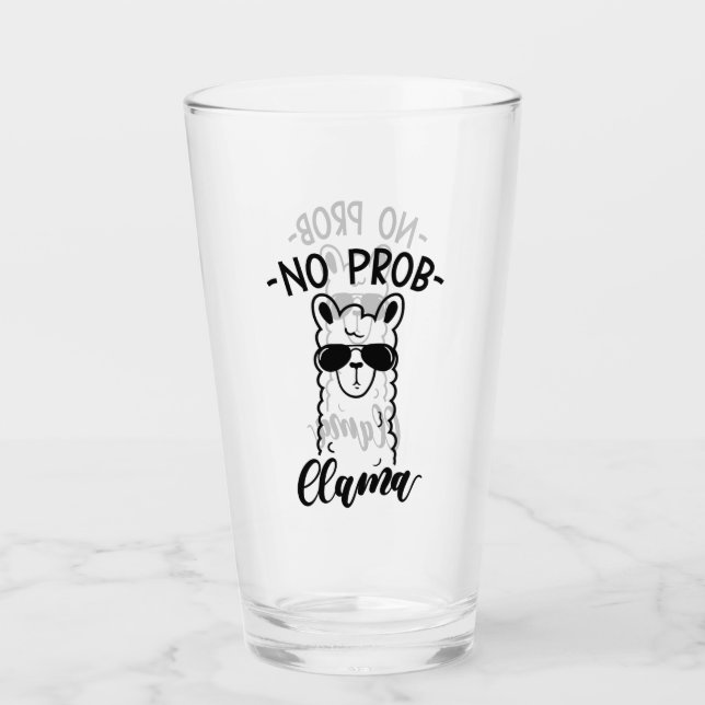 Verre Ne refroidissez aucun lama de Prob (Devant)
