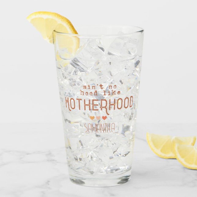 Verre N'est pas un trou comme la maternité (Devant glace)