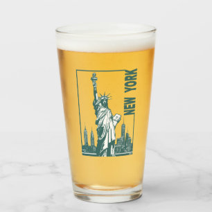 Verre New York-Statue de la Liberté