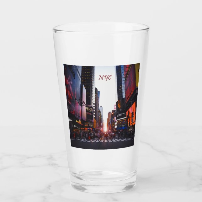 Verre New York Times Carré (Devant)