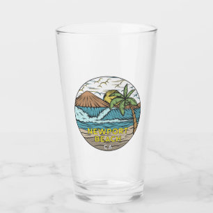 Verre Newport Beach Californie Vintage