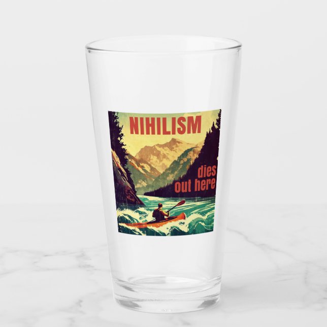 Verre Nihilisme Décède Ici Kayak (Devant)