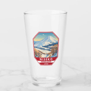 Verre Niseko Hokkaido Japon Hiver Art Vintage