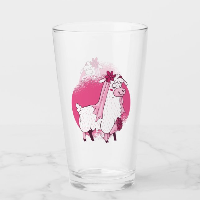 Verre No Drama Lama BRIDE Funny Mariage Fête des mariées (Devant)