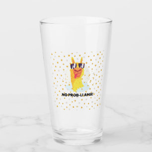 Verre No-Prob-Llama Drôle Mignonne Llama avec étoiles