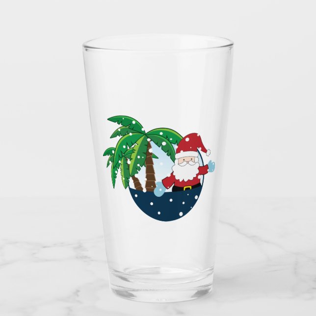 Verre Noël Au Paradis (Devant)