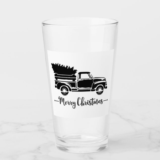 VERRE *NOËL DE TRUCKER* TUMBLER (Devant)