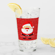 Noël du Père Noël mignon et neige