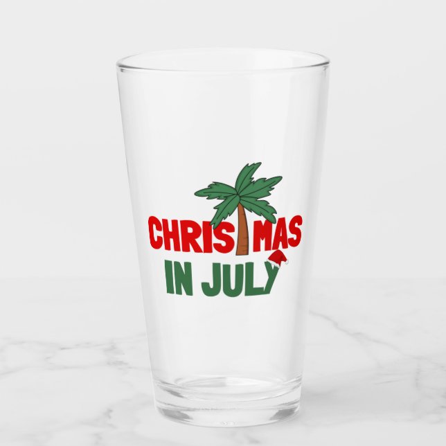 VERRE NOËL EN JUILLET (Devant)