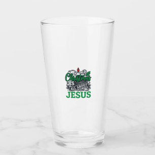 Verre Noël est tout au sujet du design Jésus