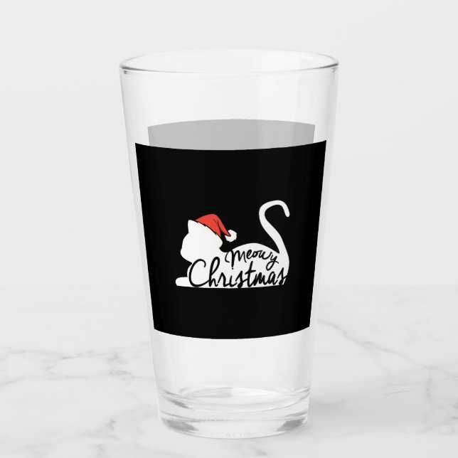 Verre Noël Meowy (Devant)