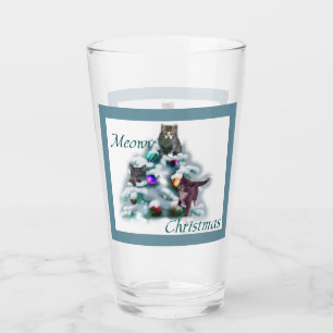Verre Noël Meowy